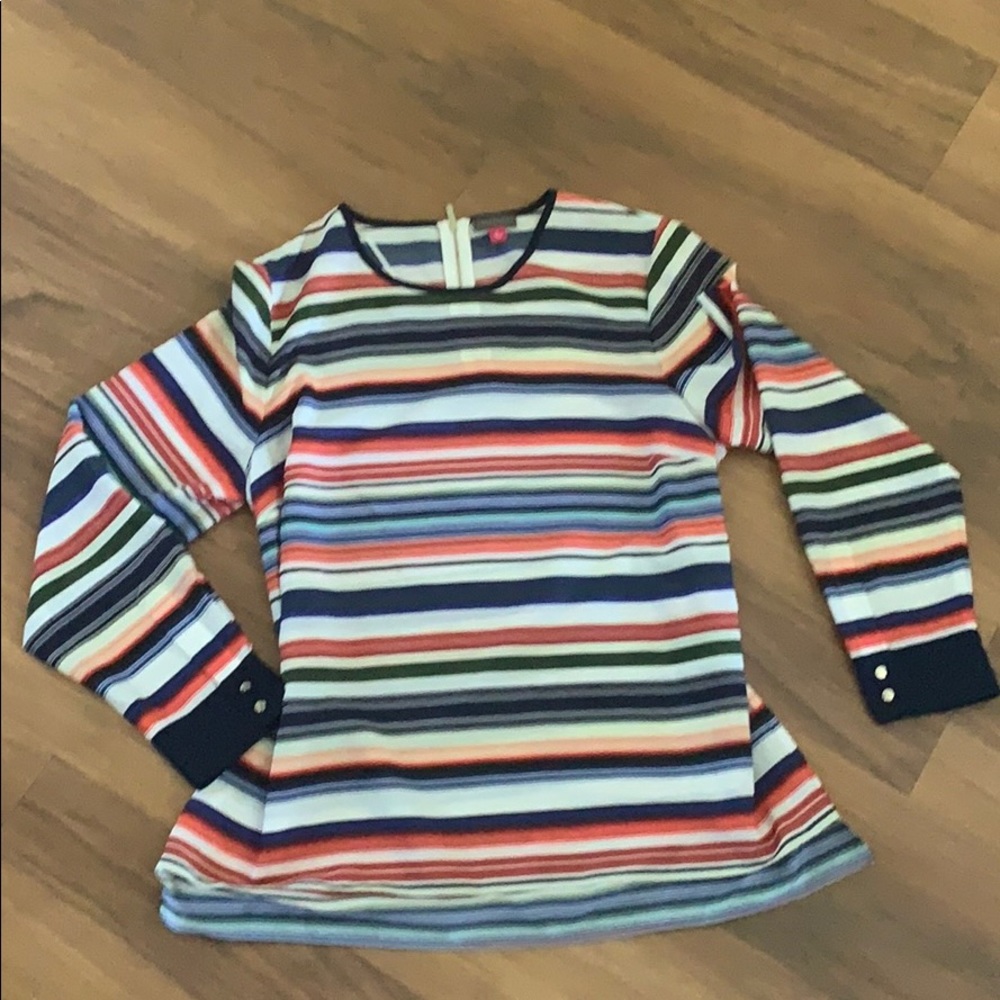 Anthropologie Vince Camuto colorful‎ striped top